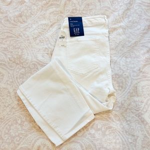 GAP True Skinny White Denim